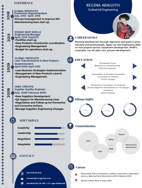 Curriculum Personalizado - Modelo Tintage