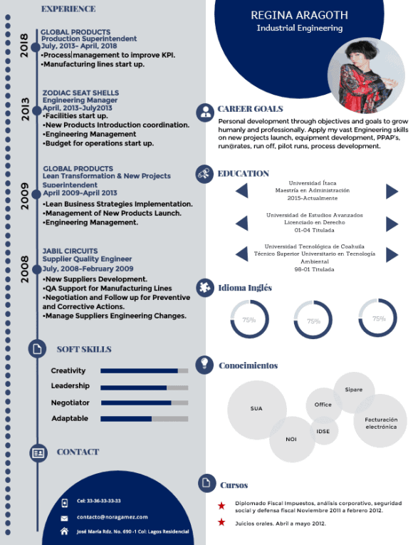 Curriculum Personalizado - Modelo Tintage